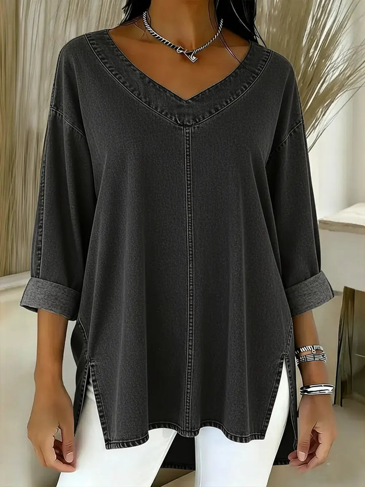 Jessica | Blusa Decote V Relaxada