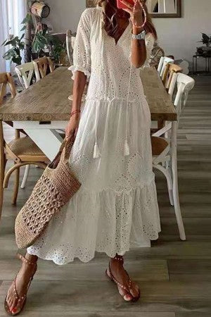 Chanty | Vestido Longo Floral Descomplicado