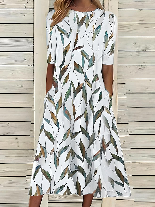 Annie | Vestido con estampado costero
