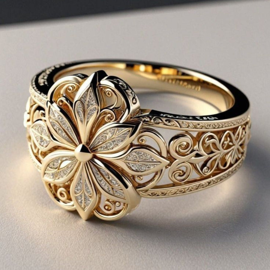 Cleo | Ladies Gold Tone Ring