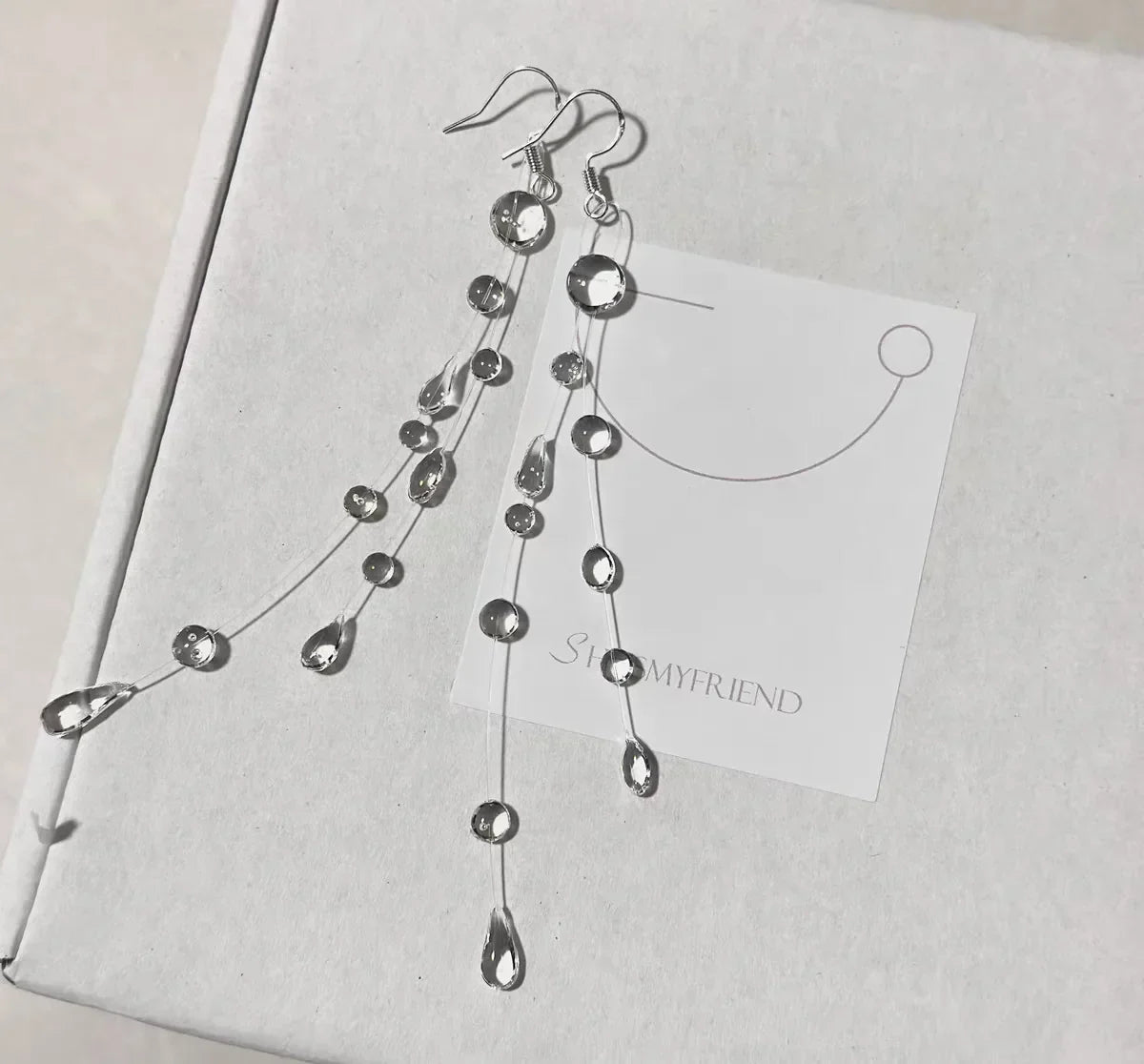 Sophie | Gold Women Silver Chain Drop Necklace