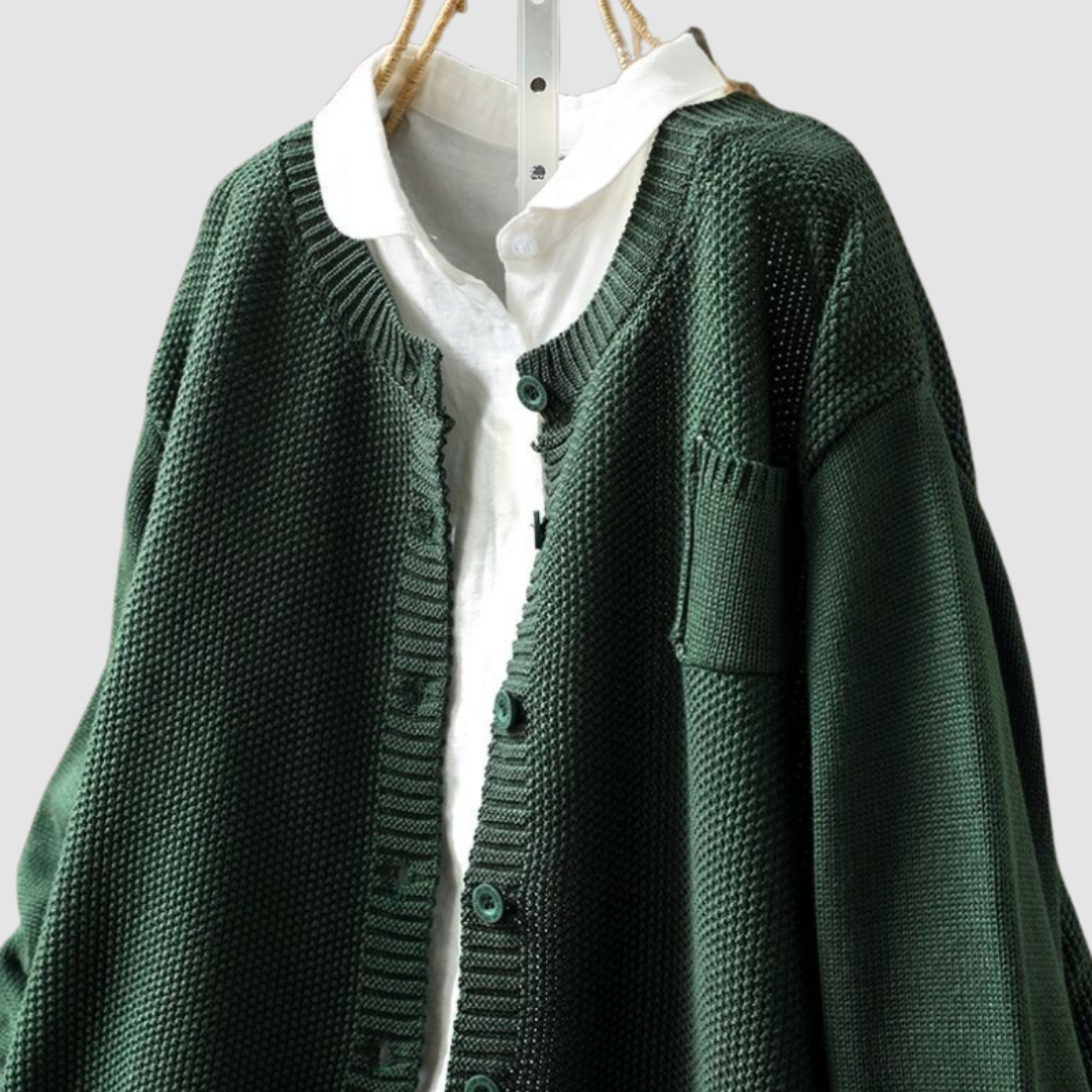 Sophie | Knit Cozy Cable Cardigan