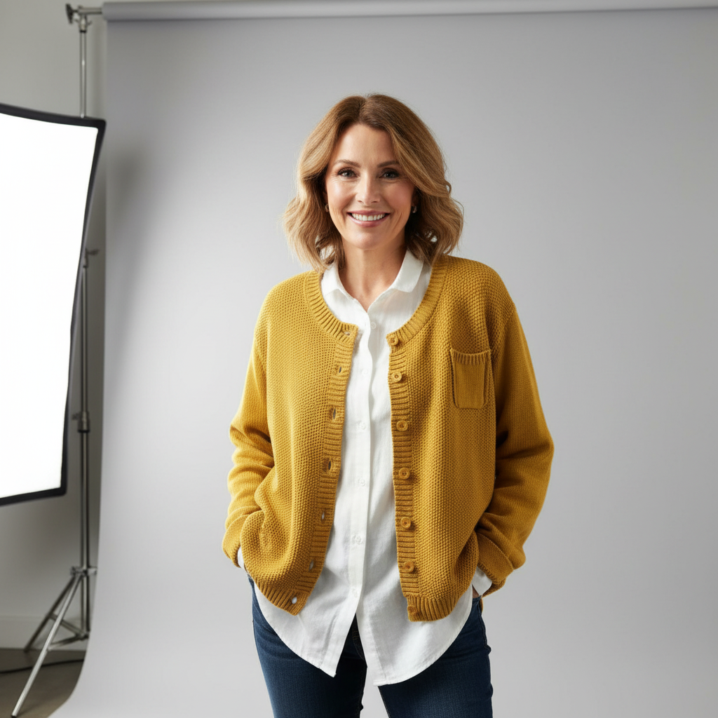 Sophie | Knit Cozy Cable Cardigan