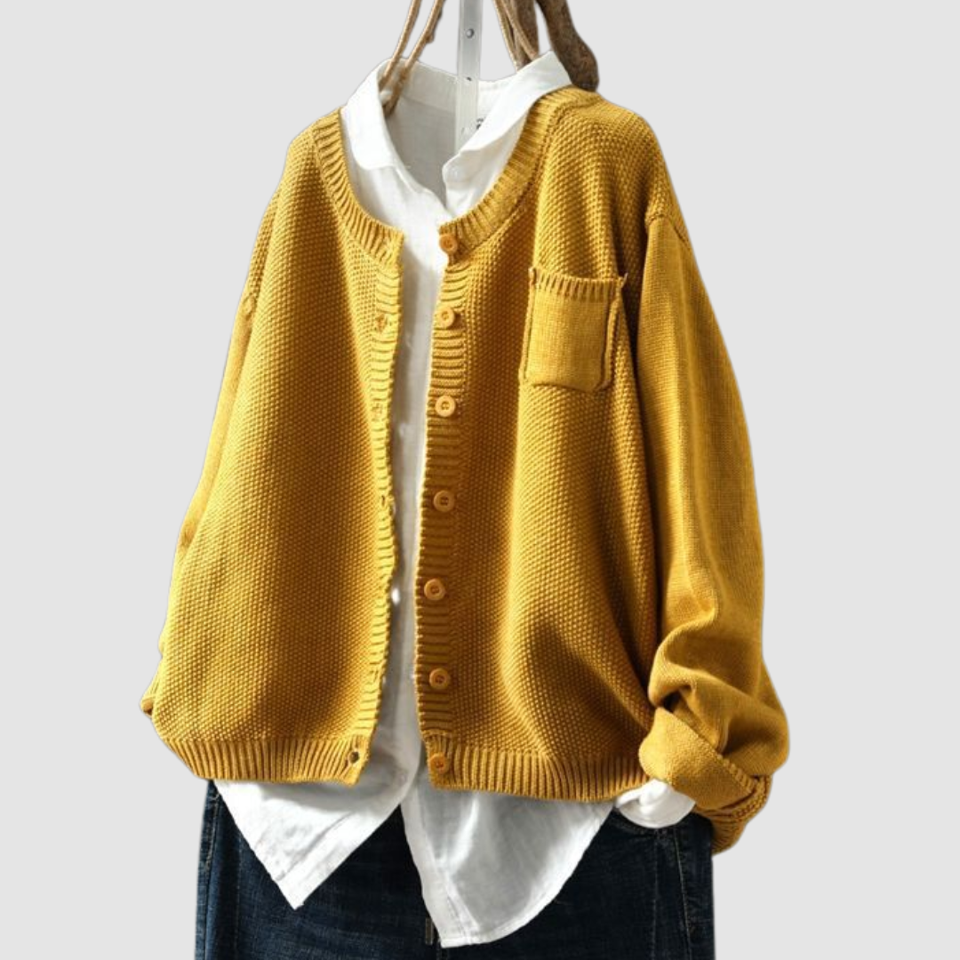 Sophie | Knit Cozy Cable Cardigan