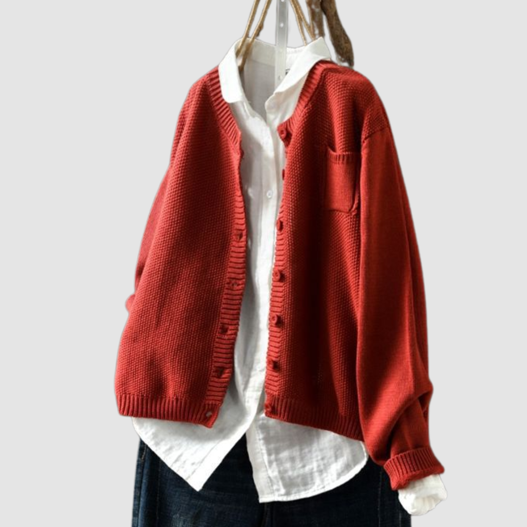 Sophie | Knit Cozy Cable Cardigan