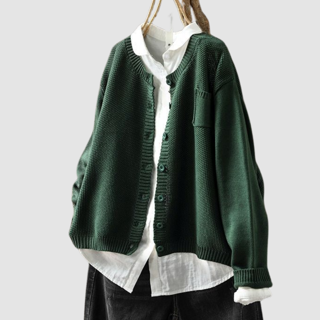 Sophie | Knit Cozy Cable Cardigan