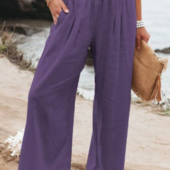 Sophie | Linen Women Cotton S Pants