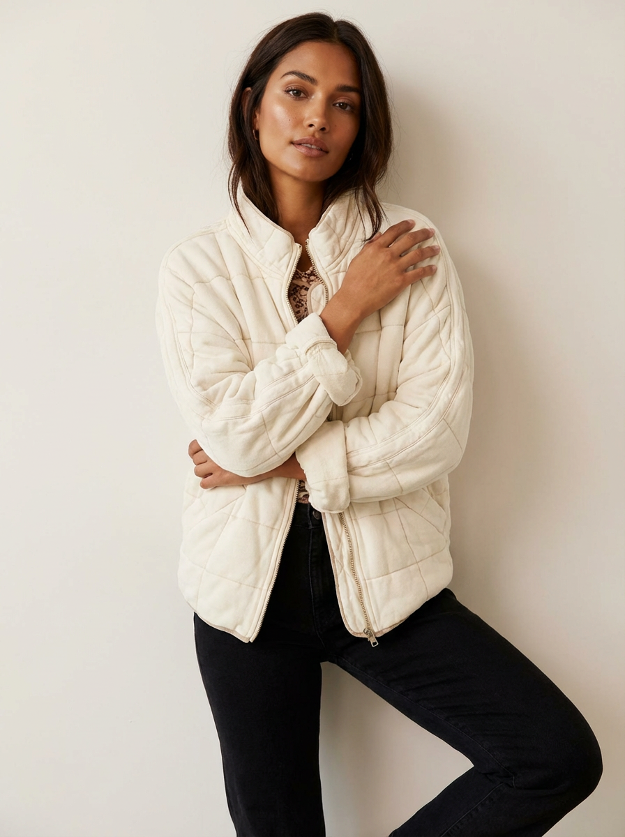 Sophie | Quilted Woolen For Women Jacket