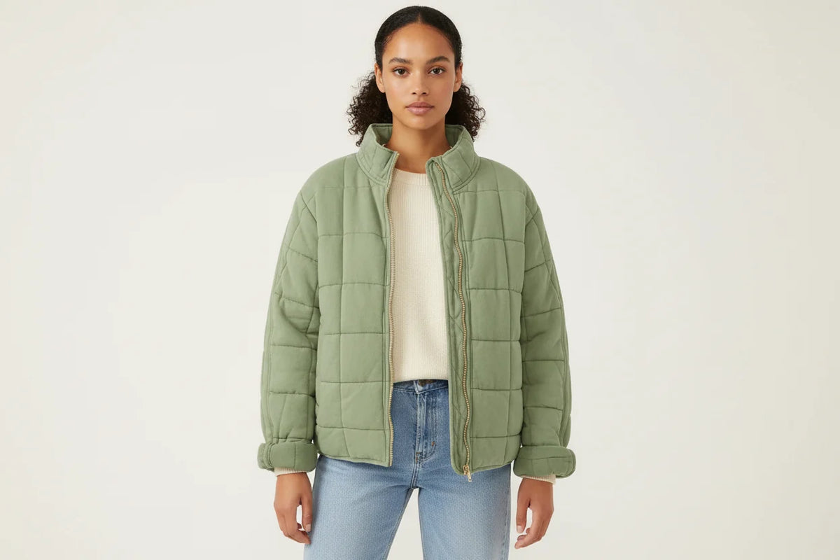 Sophie | Quilted Woolen For Women Jacket