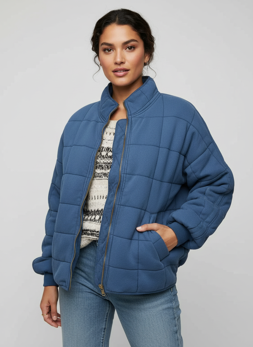 Sophie | Quilted Woolen For Women Jacket
