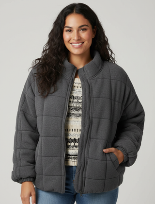 Sophie | Quilted Woolen For Women Jacket