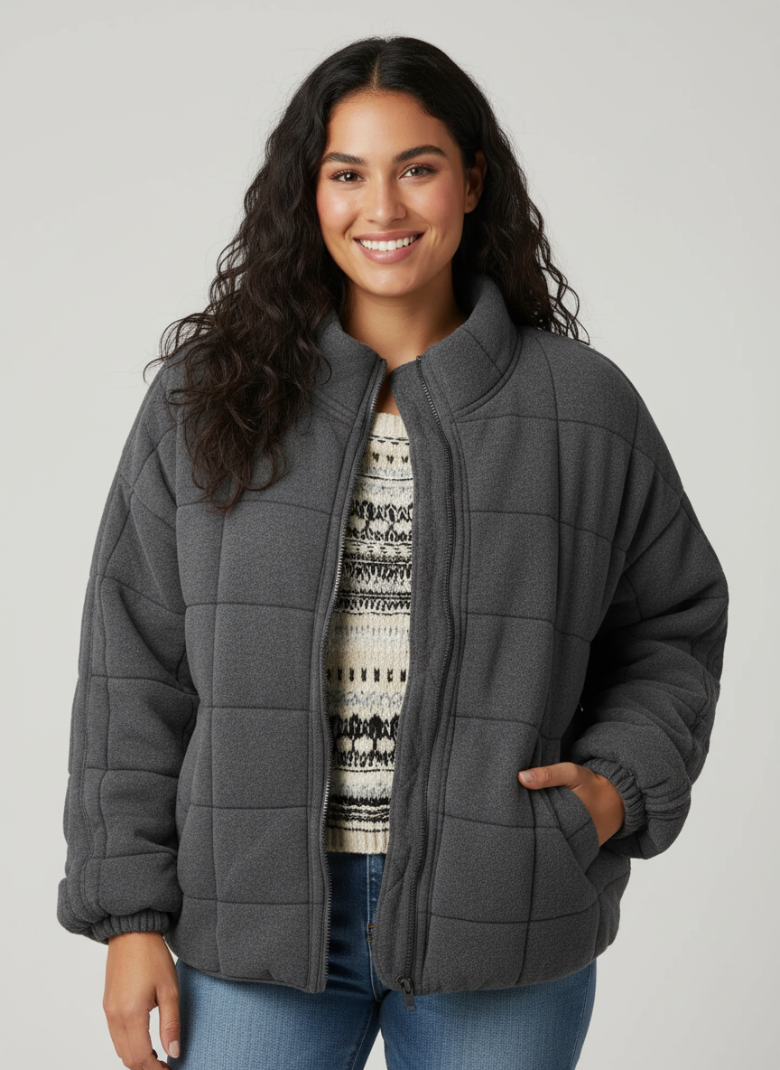 Sophie | Quilted Woolen For Women Jacket