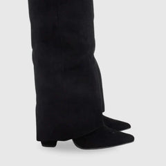 Sophie | Suede Women Metallic Boots