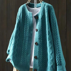 Sophie | Winter Cable Knit Cardigan