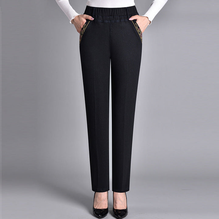 Lena | Tailored Straight-Leg Everyday Pants