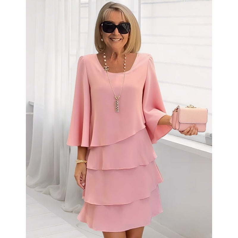 Rosalie - Vestido em Camadas Atemporal