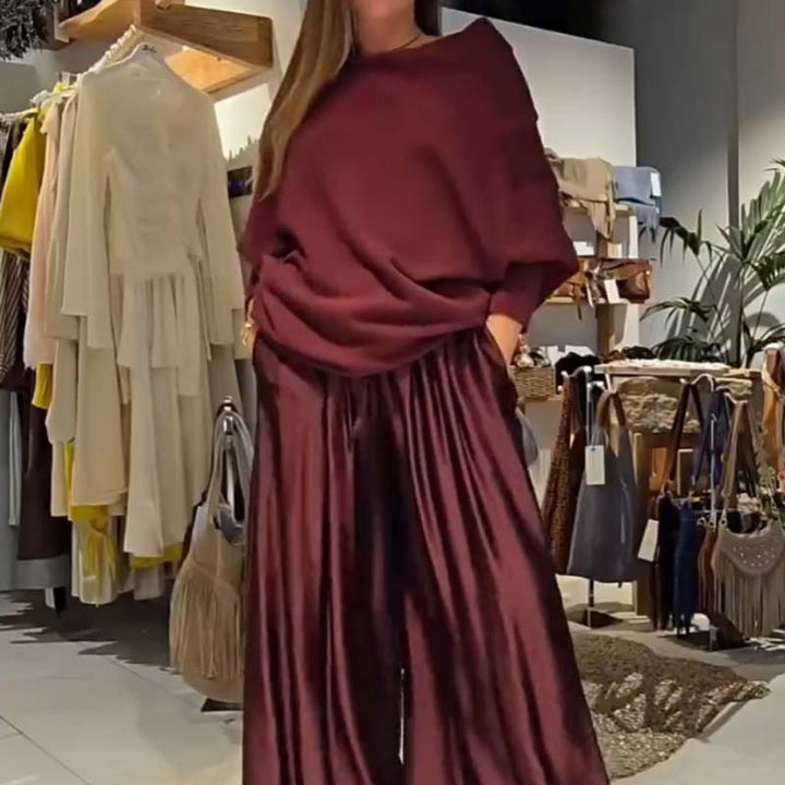 Conjunto Georgina Elegante Ombro a Ombro | Sofisticação Moderna com Caimento Impecável