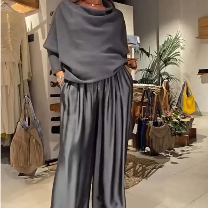 Conjunto Georgina Elegante Ombro a Ombro | Sofisticação Moderna com Caimento Impecável