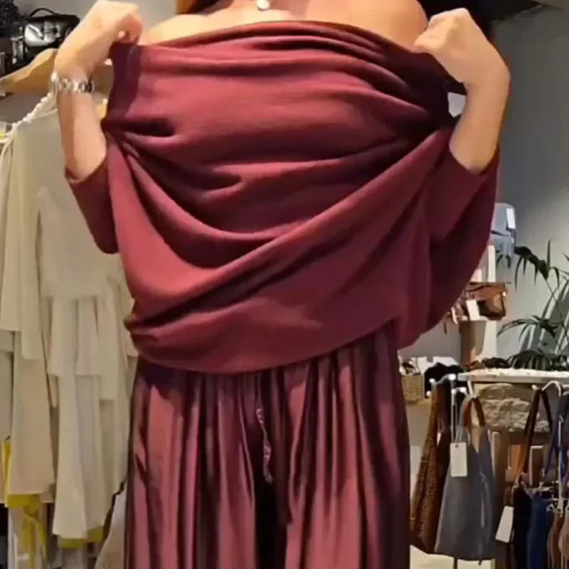 Conjunto Georgina Elegante Ombro a Ombro | Sofisticação Moderna com Caimento Impecável