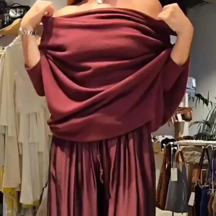 Conjunto Georgina Elegante Ombro a Ombro | Sofisticação Moderna com Caimento Impecável