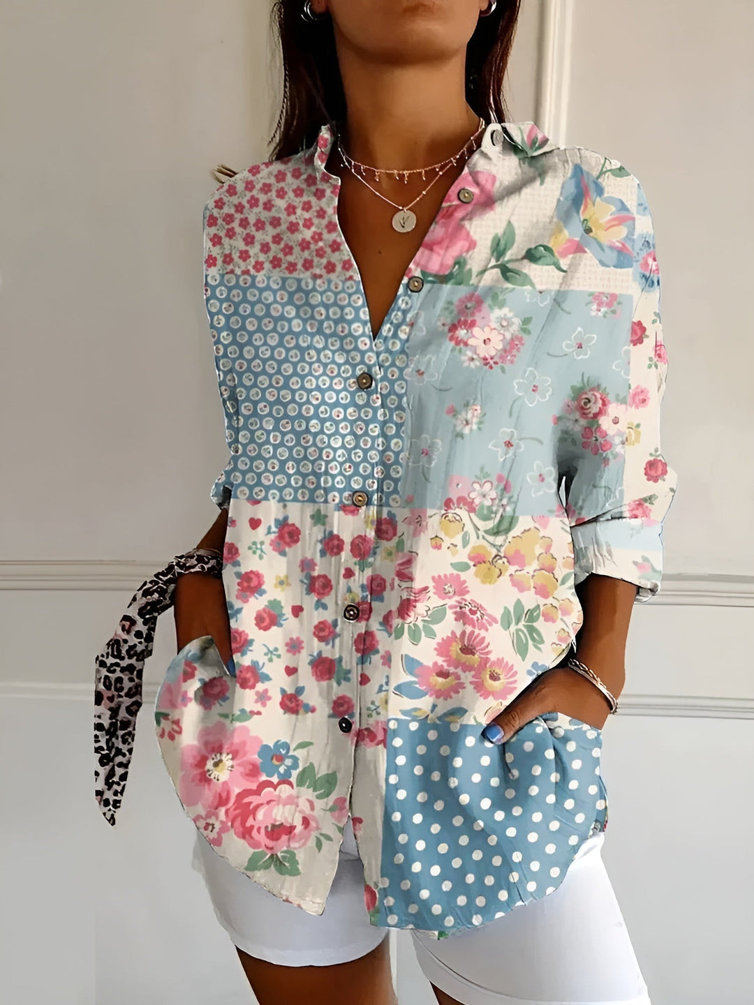 Maia | Blusa Floral de Verão