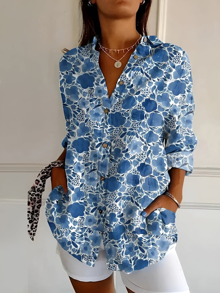 Maia | Blusa Floral de Verão