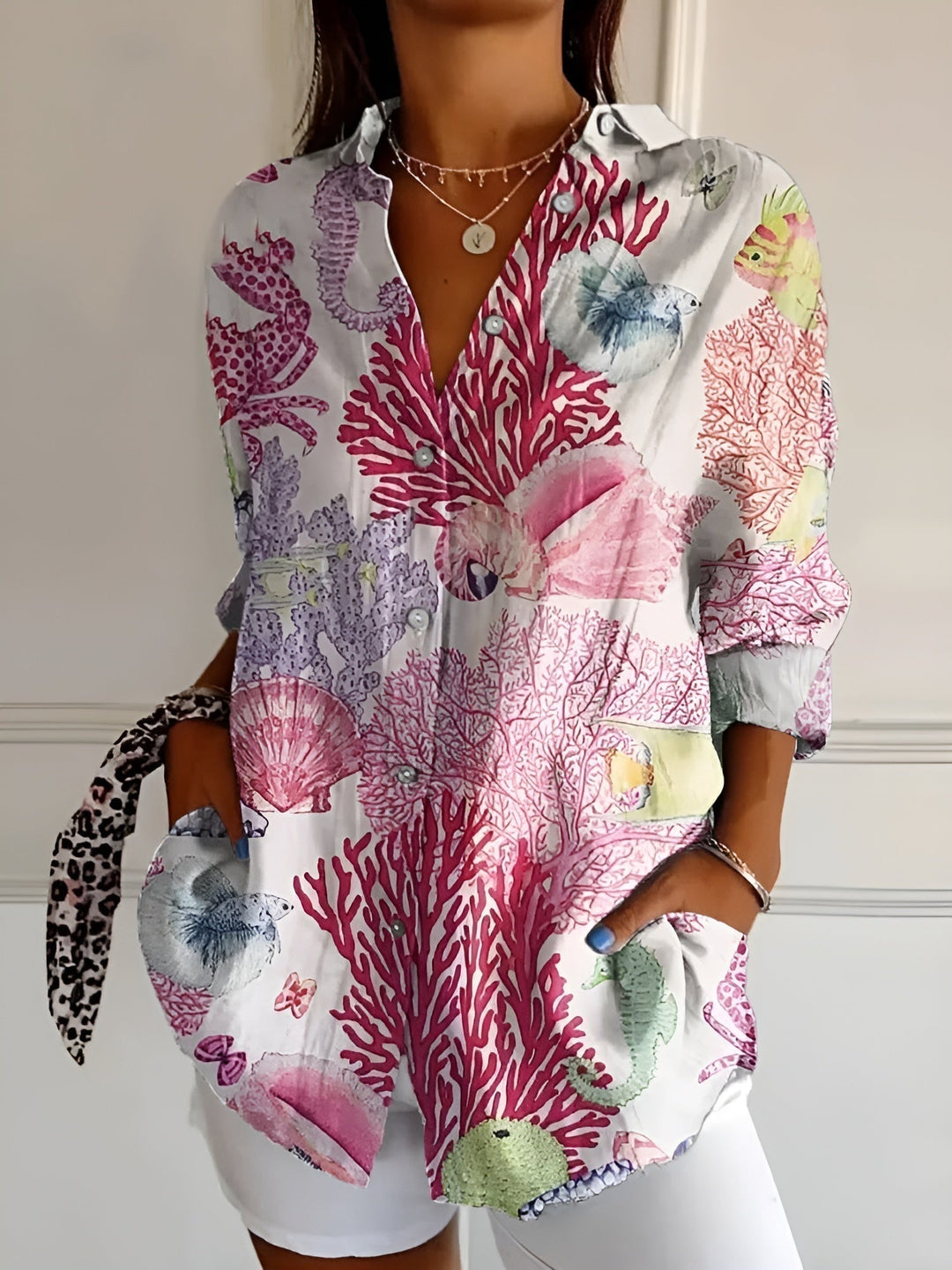 Maia | Blusa Floral de Verão
