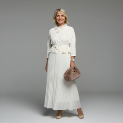 Emmie | Women's Knit Two-Piece Set, Sleeveless Dress and Layering Top Outfit