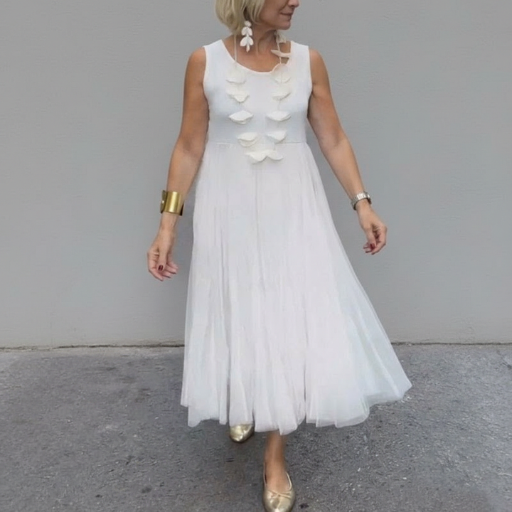 Conjunto Elegante Emmie de Duas Peças | Conjunto de Vestido em Camadas de Tricô Fácil