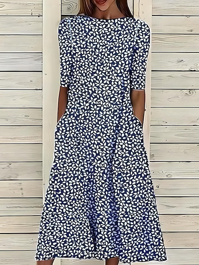 Annie | Vestido con estampado costero